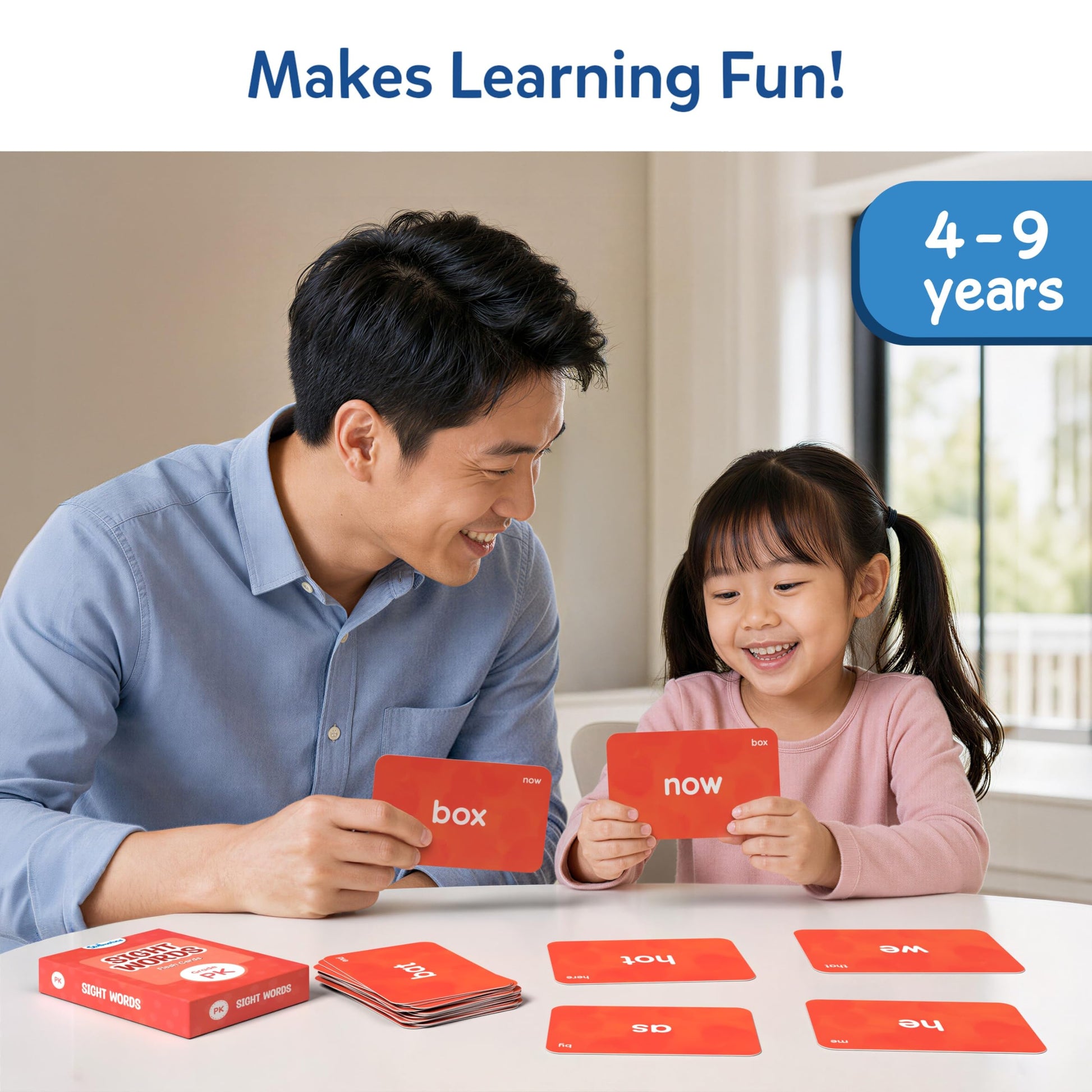 Skillmatics Flash Cards – Sight Words, Vocabulary & Spelling Learning Game