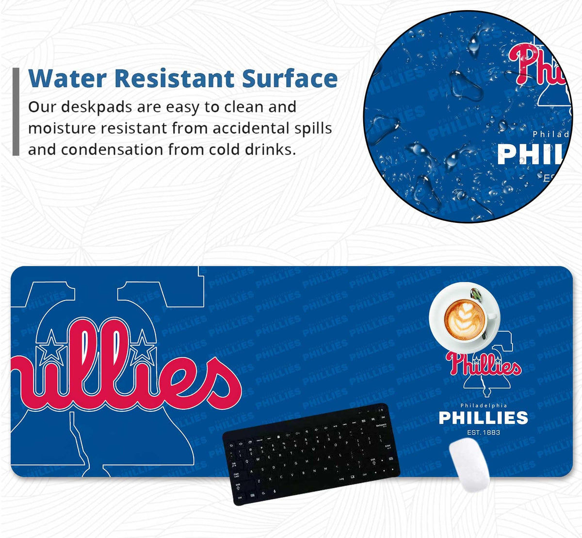 Tmoschops XXL Extended Gaming Mouse Pad, Large Mouse Pad for Desk Rubber Base Mousepad with