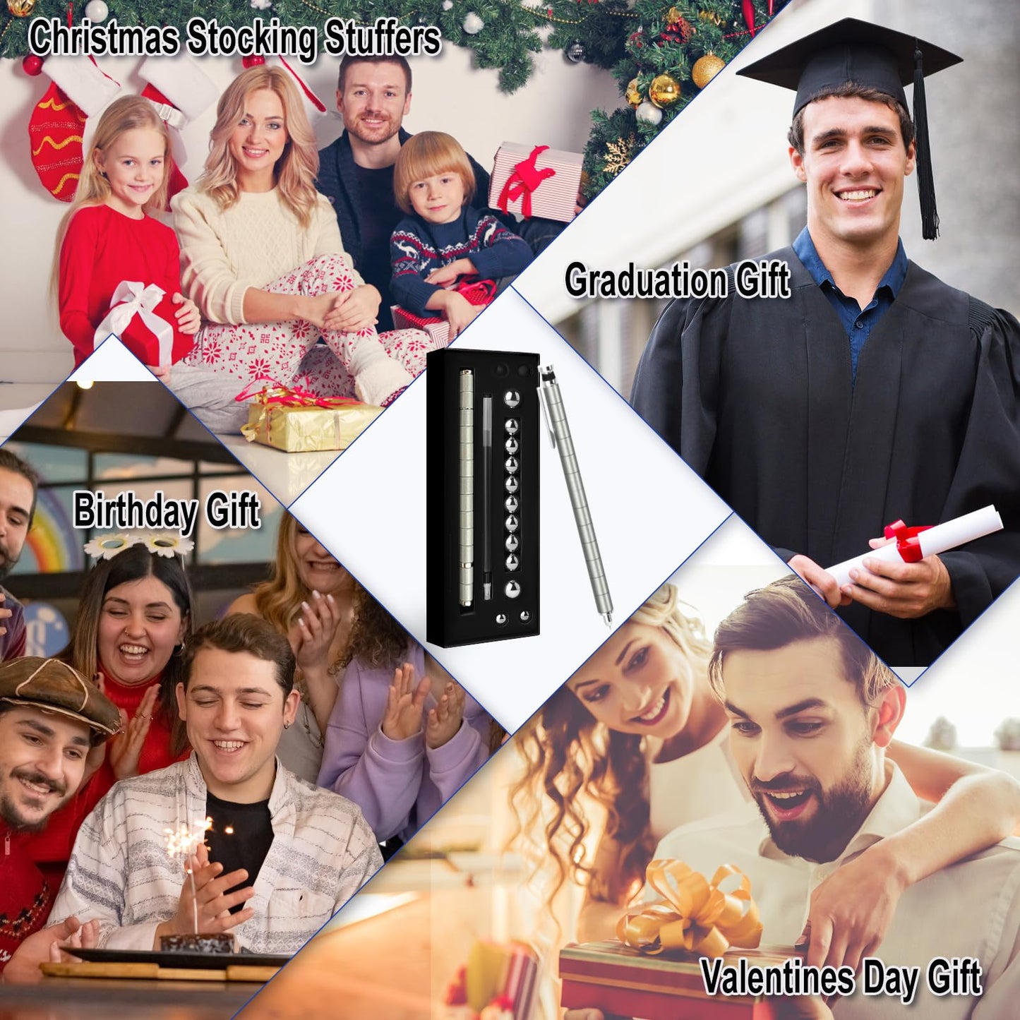 Fidget Gel Pen Teens Boys Gift Ideas - Unique Back to School Supplies Gift for Students & Teachers