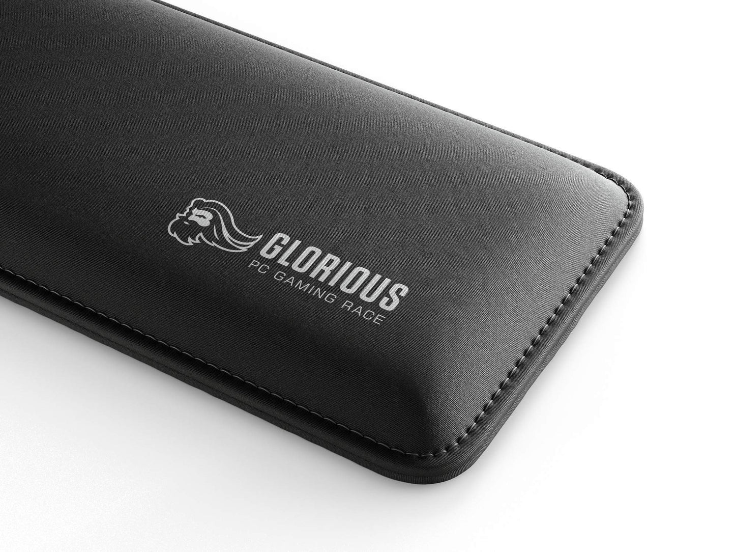 Glorious Soft Padded Gaming Wrist Rest (Compact (Slim), Black)