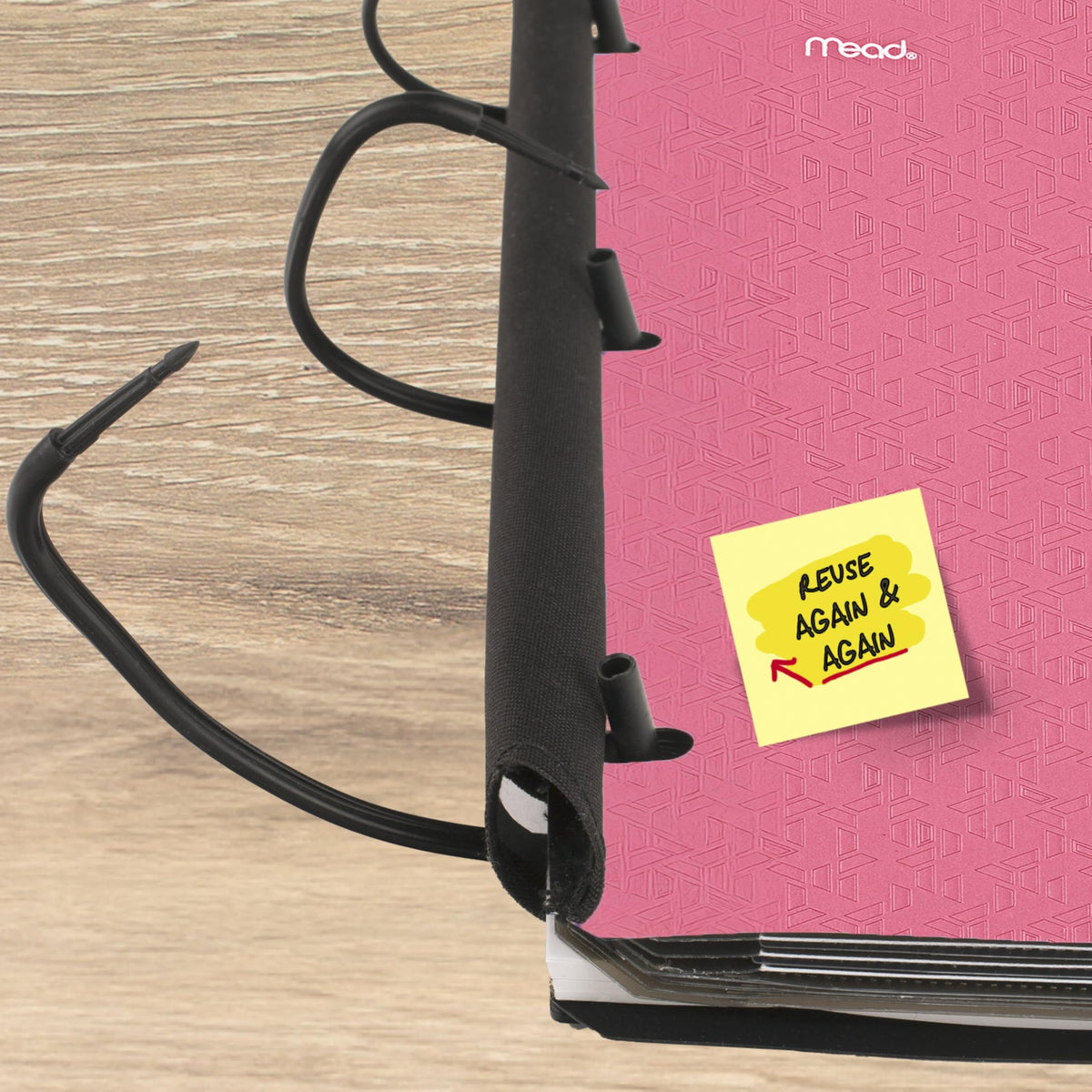 Five Star Flex Refillable Notebook + Study App 1.5 Inch O-Rings Binder with Pockets Tabs and