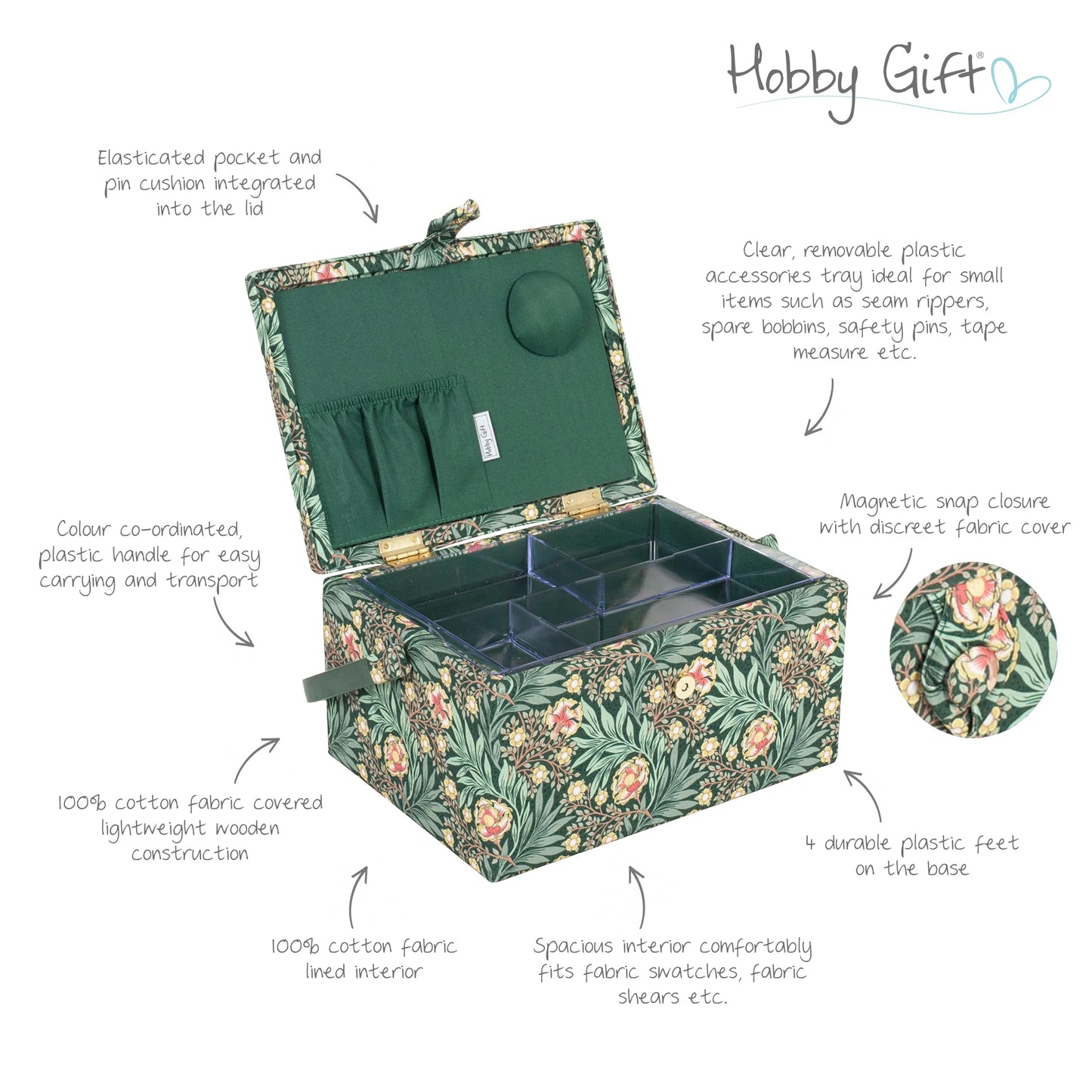 Hobby Gift Medium Sewing Box Organiser