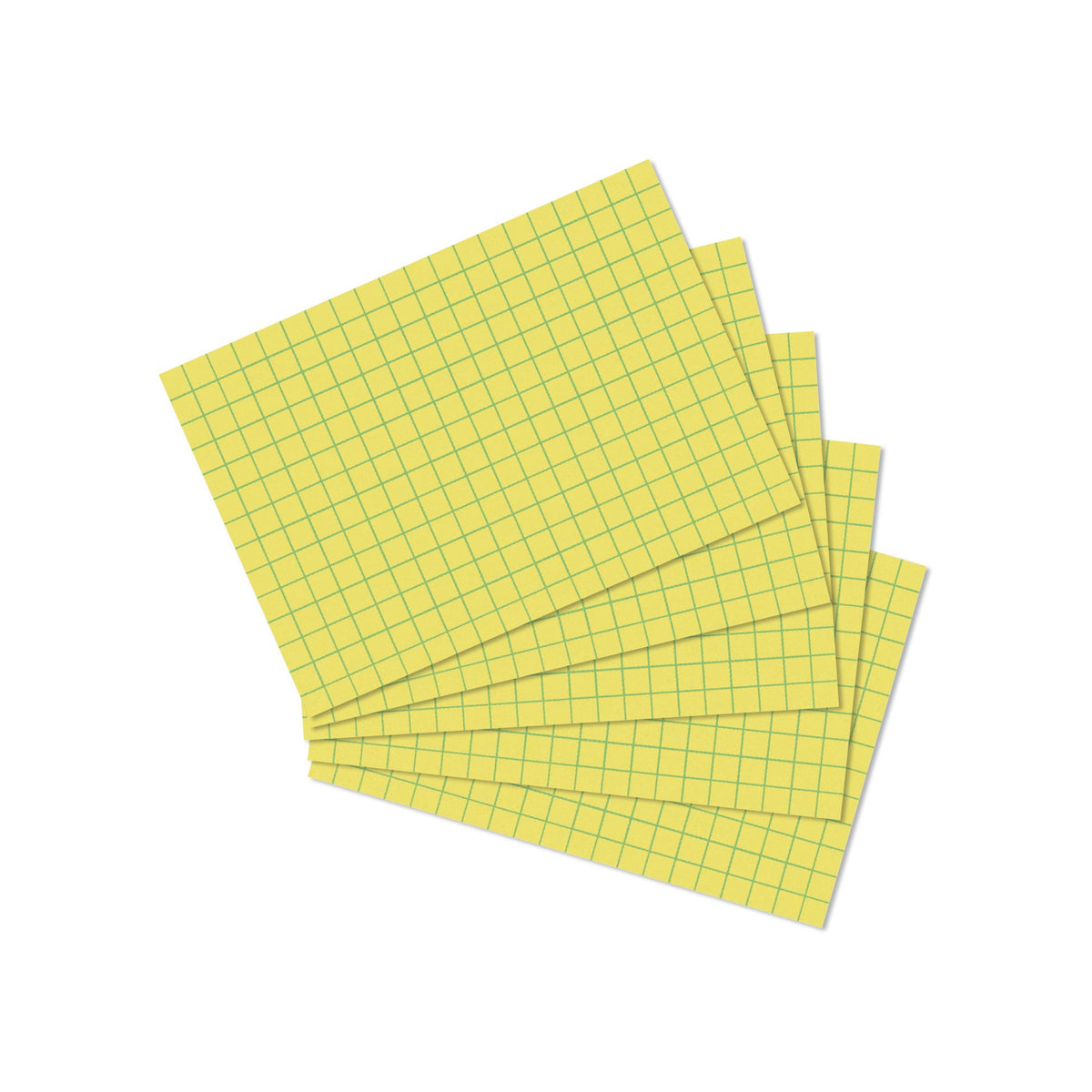 Herlitz 1150507 Index Cards, Pack of 100 A7 Gelb