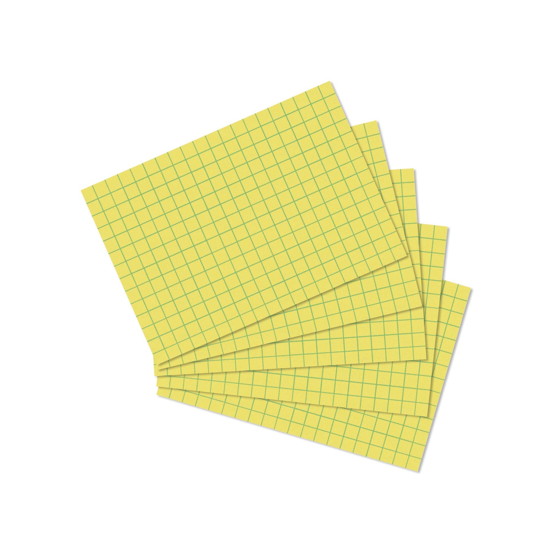 Herlitz 1150507 Index Cards, Pack of 100 A7 Gelb