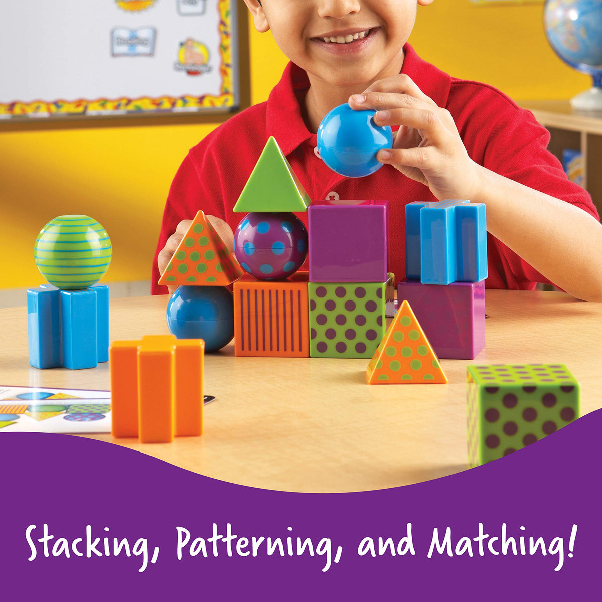 Learning Resources Mental Blox Critical Thinking Game, Homeschool, 20 Blocks, 40 Activity Cards