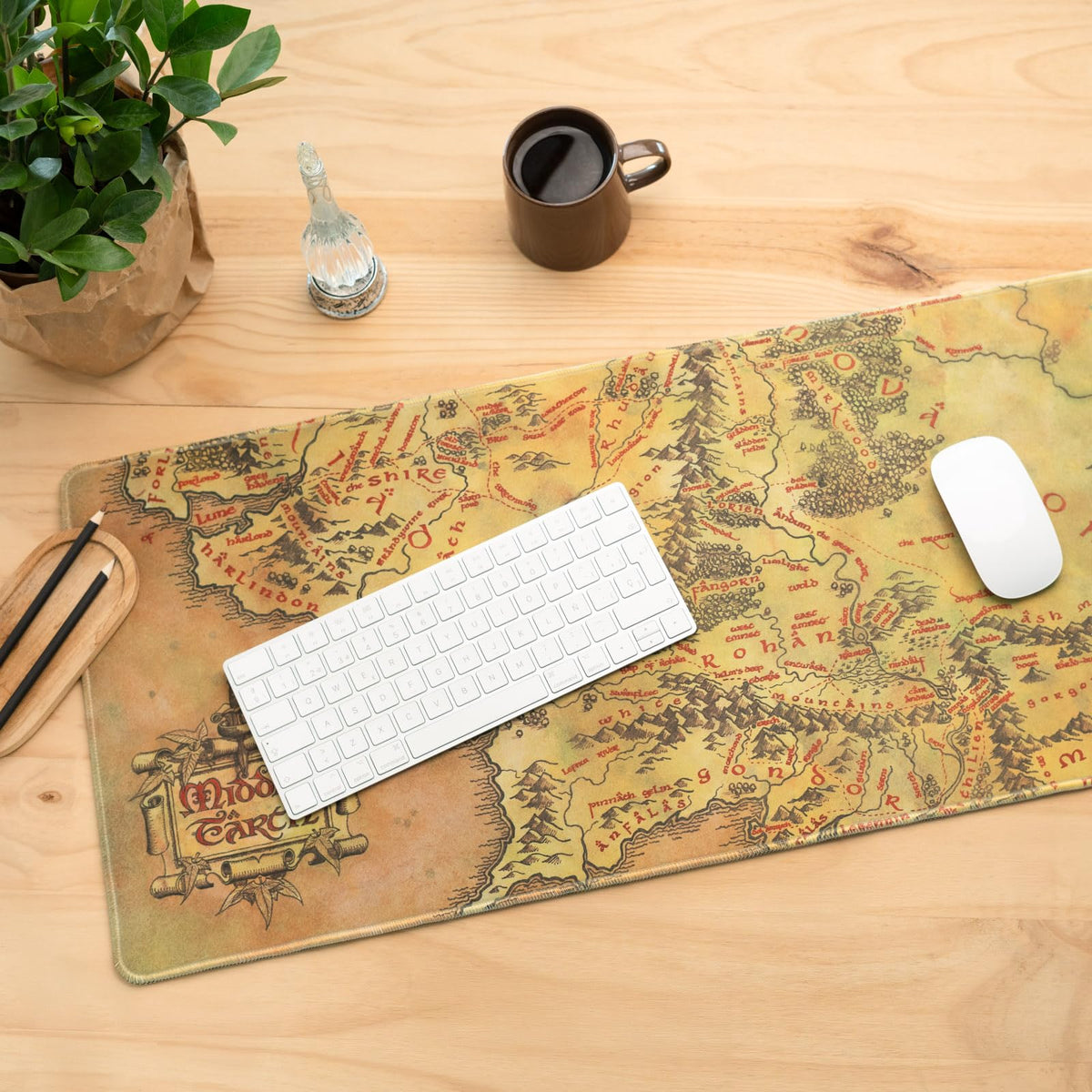 Grupo Erik Lord of the Rings Mouse Pad Gaming 31.5x13.78in LOTR Gifts