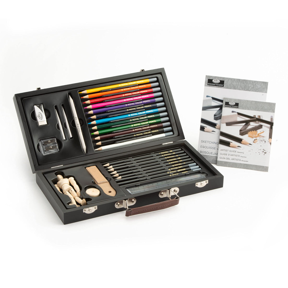 Royal Brush Essentials Art Sketching and Drawing Artist Set for Beginners, Multicolor, 32 Pieces (1
