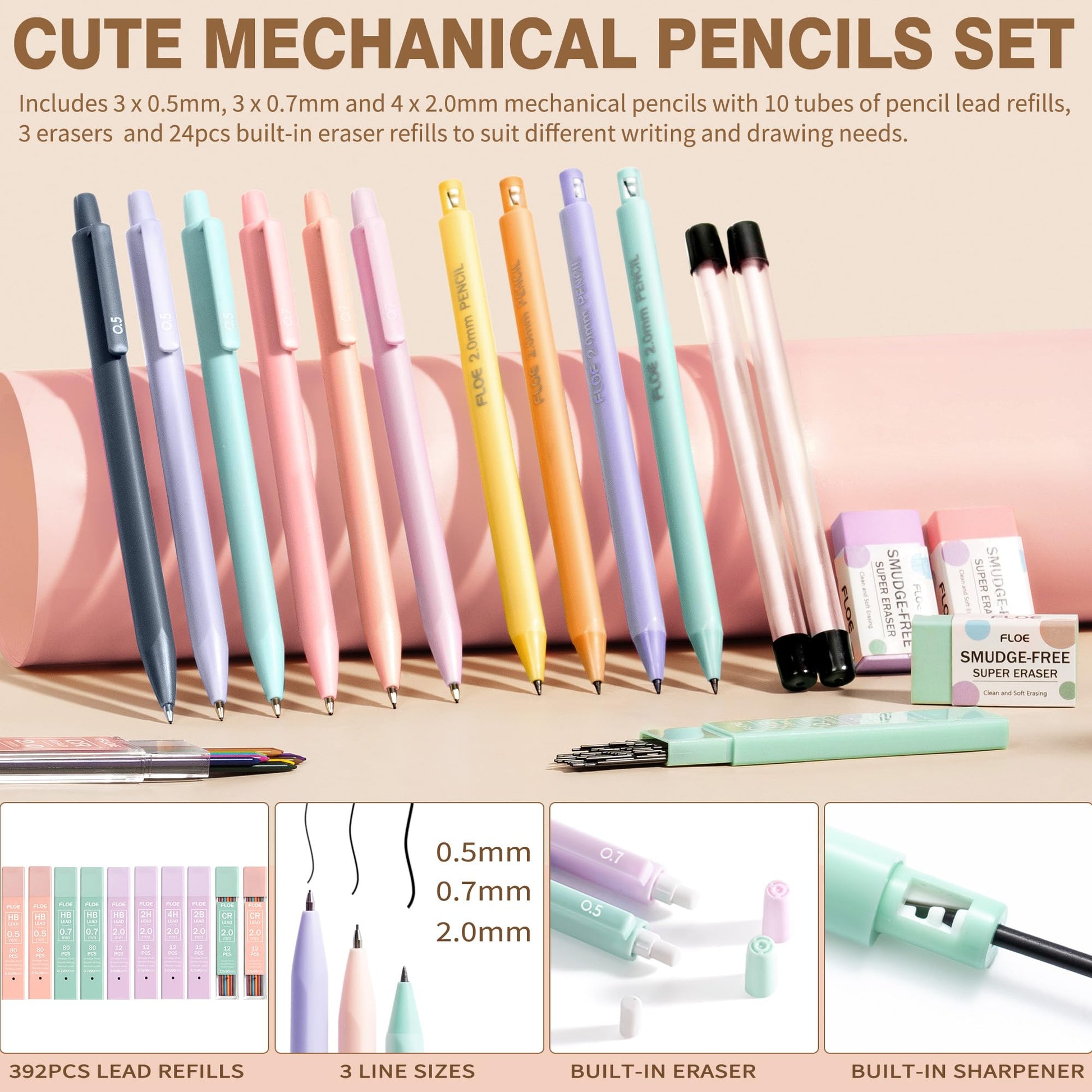 62PCS Aesthetic School Supplies Cute Back to School Supplies Stationary Set