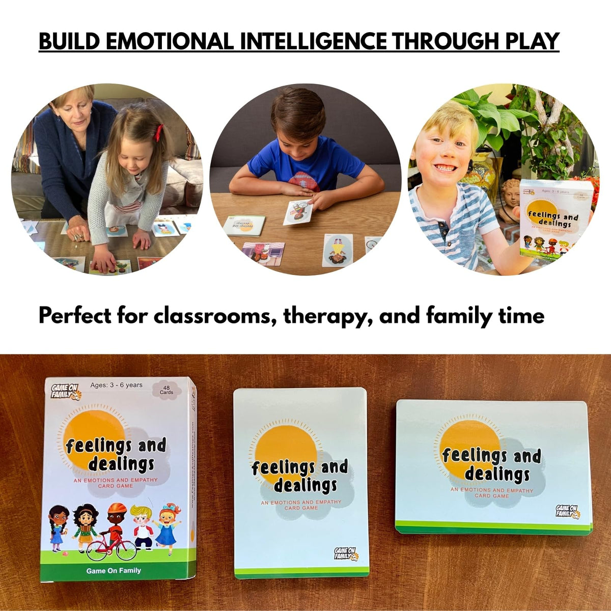 Feelings and Dealings: an Emotions and Empathy Card Game | Emotional Intelligence for Kids Ages 3–7