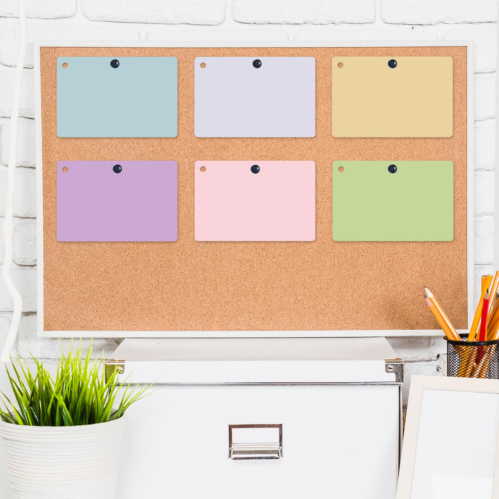 zmybcpack 6 Pack 4x6 Inches Blank Index Cards, Blank Flash Cards with Rings