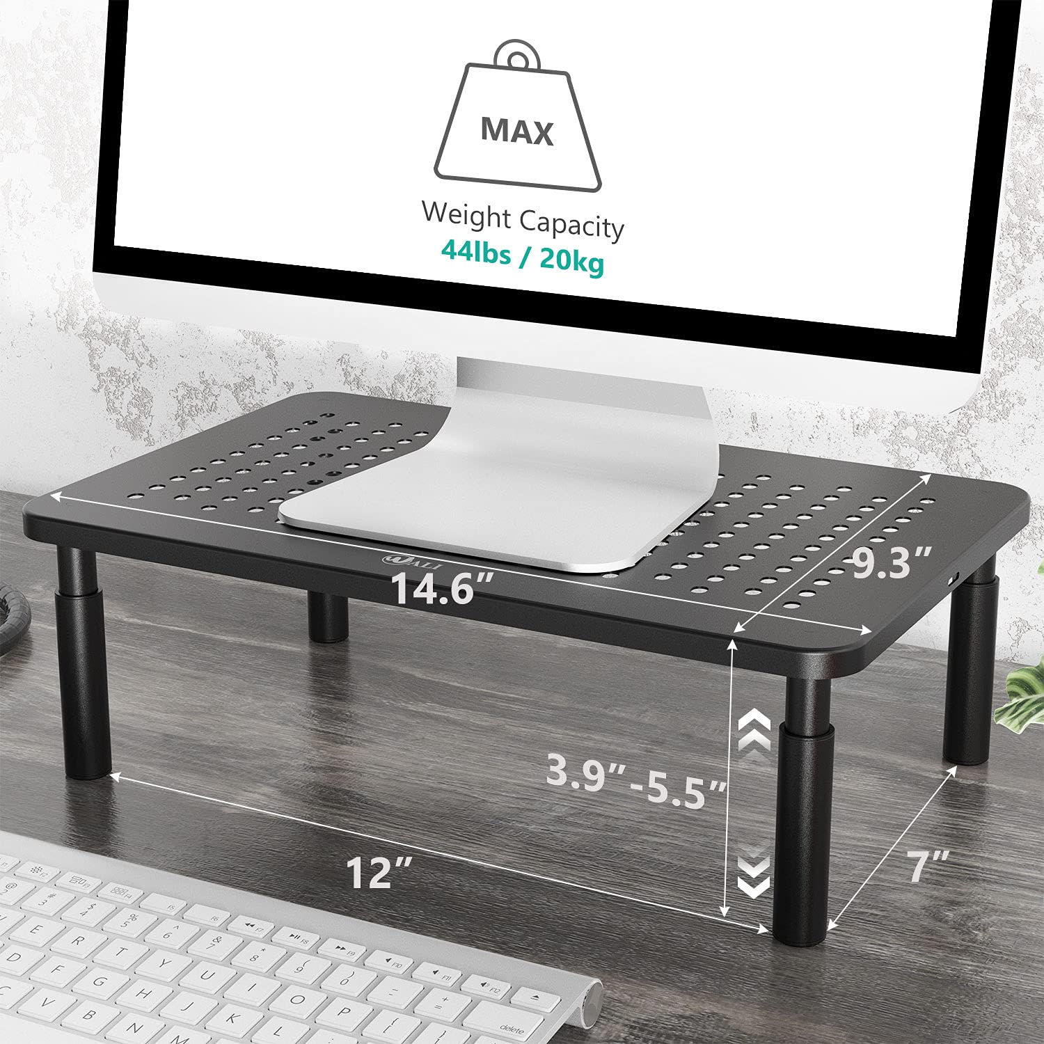 WALI Desk File Organizer, 4 Tier Desktop Paper Letter Tray Organizer with Drawer and 2 Pen Holders