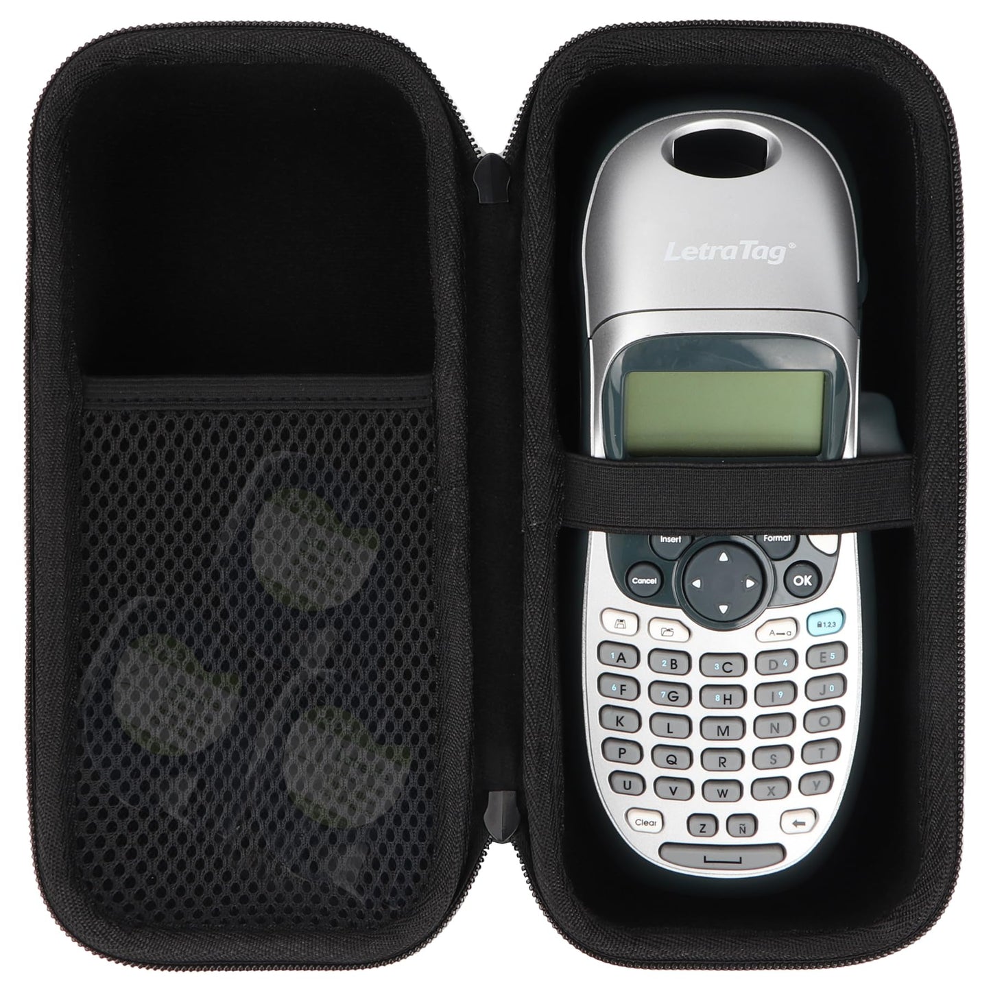 Lebakort Storage Case Compatible with DYMO LetraTag 100H / 100H Plus Handheld Label Maker (Black