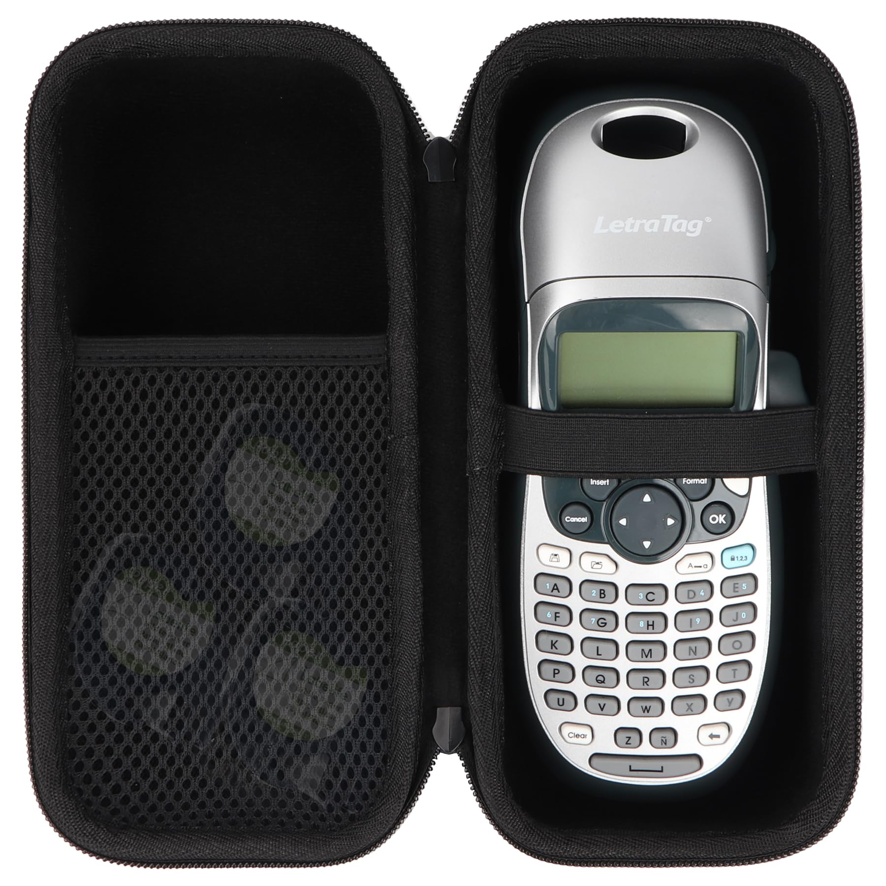 Lebakort Storage Case Compatible with DYMO LetraTag 100H / 100H Plus Handheld Label Maker (Black