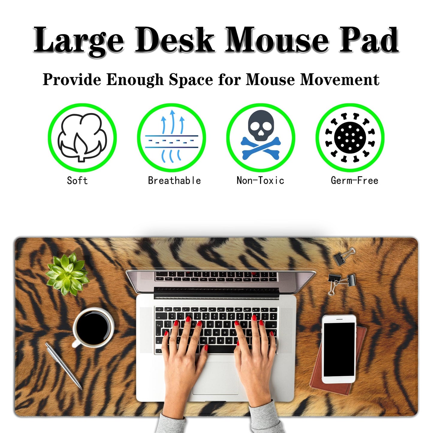 Samgula Large Mouse Pad Yellow Desk Pads Gaming Mouse Pads Keyboard Pads Extra Large Gaming Mouse