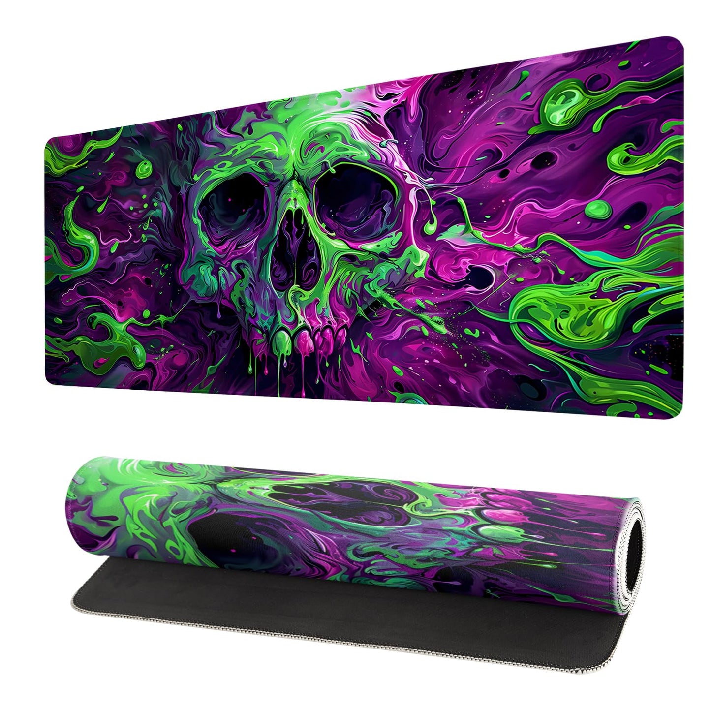 Gaming Mouse Pad Desk Pad,Extended Big Mouse Pad,31.5x11.8 Inch Long Computer Keyboard Mouse Mat