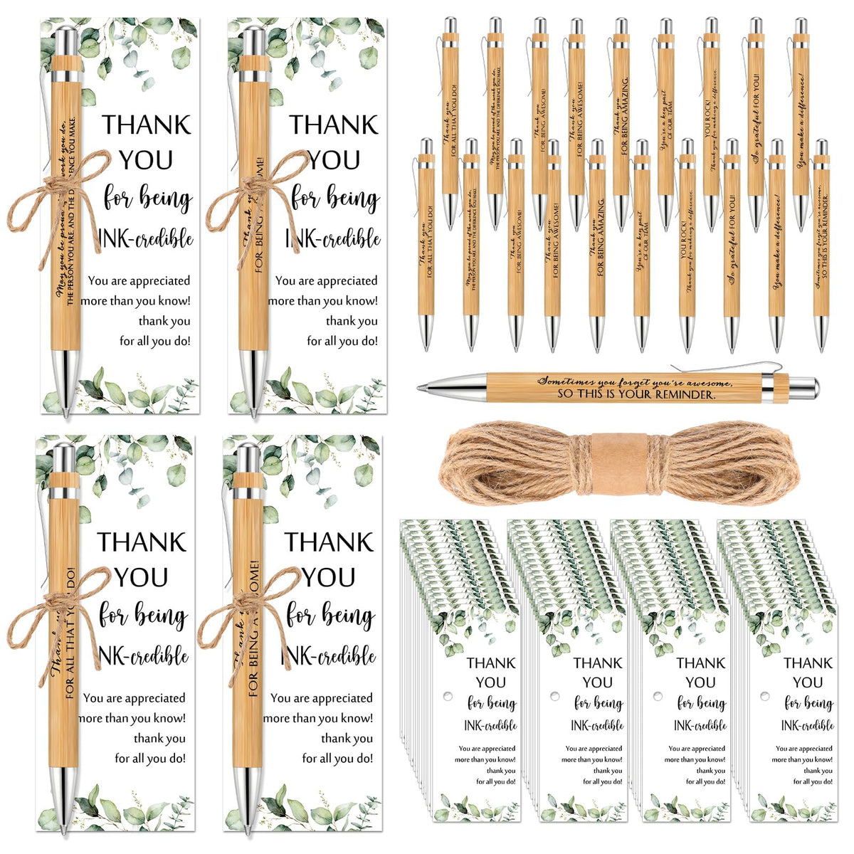 Fulmoon 60 Set Employee Appreciation Gift Bulk Coworker Teacher