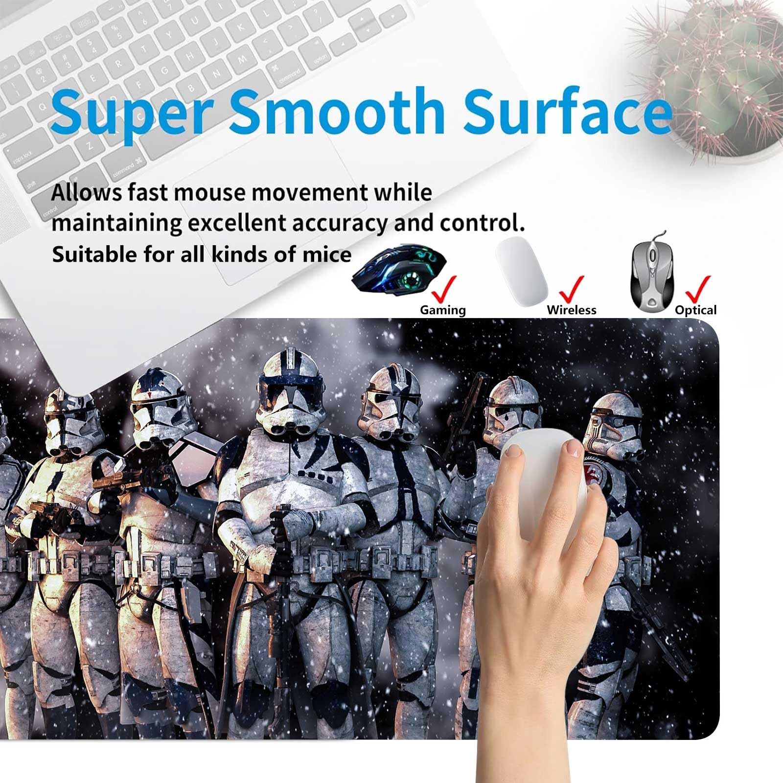 Extra Large Gaming Mouse Pad Design Desk Pad XXL,Mousepad with Non-Slip Rubber Base & Stitched