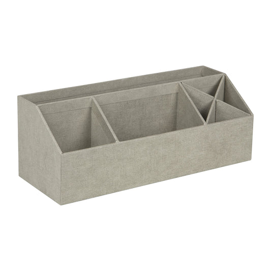 Bigso Box of Sweden Desk Storage Organiser with 4 Compartments - Stationery Storage for Notes