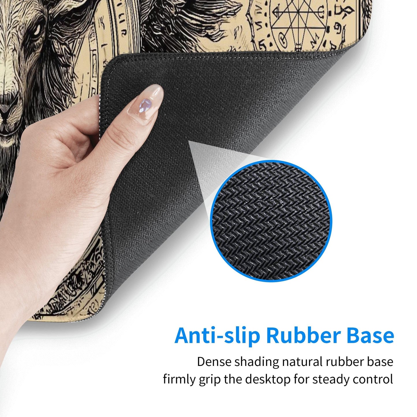 Skull Mouse Pad Extended Large Gaming Mouse Pad XL Stitched Edges for Gamer Home Office 31.5 X 11.8