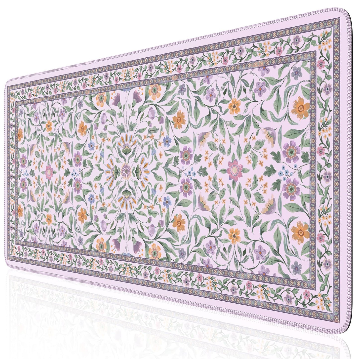 iLeadon Desk Mat for Desktop, Purple Mouse Pad for Keyboard