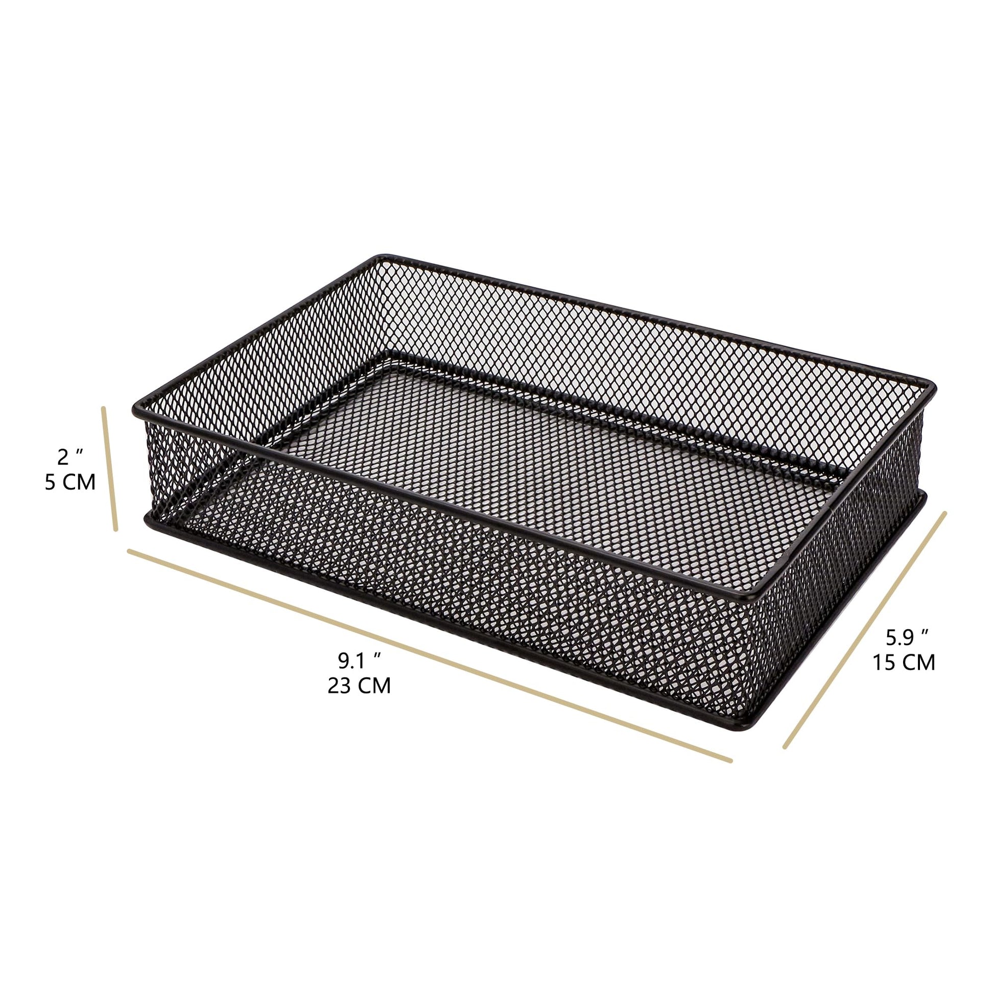 Annova Mesh Stackable Drawer Cabinet and Shelf Organizer Bins Storage Basket School Office Supply