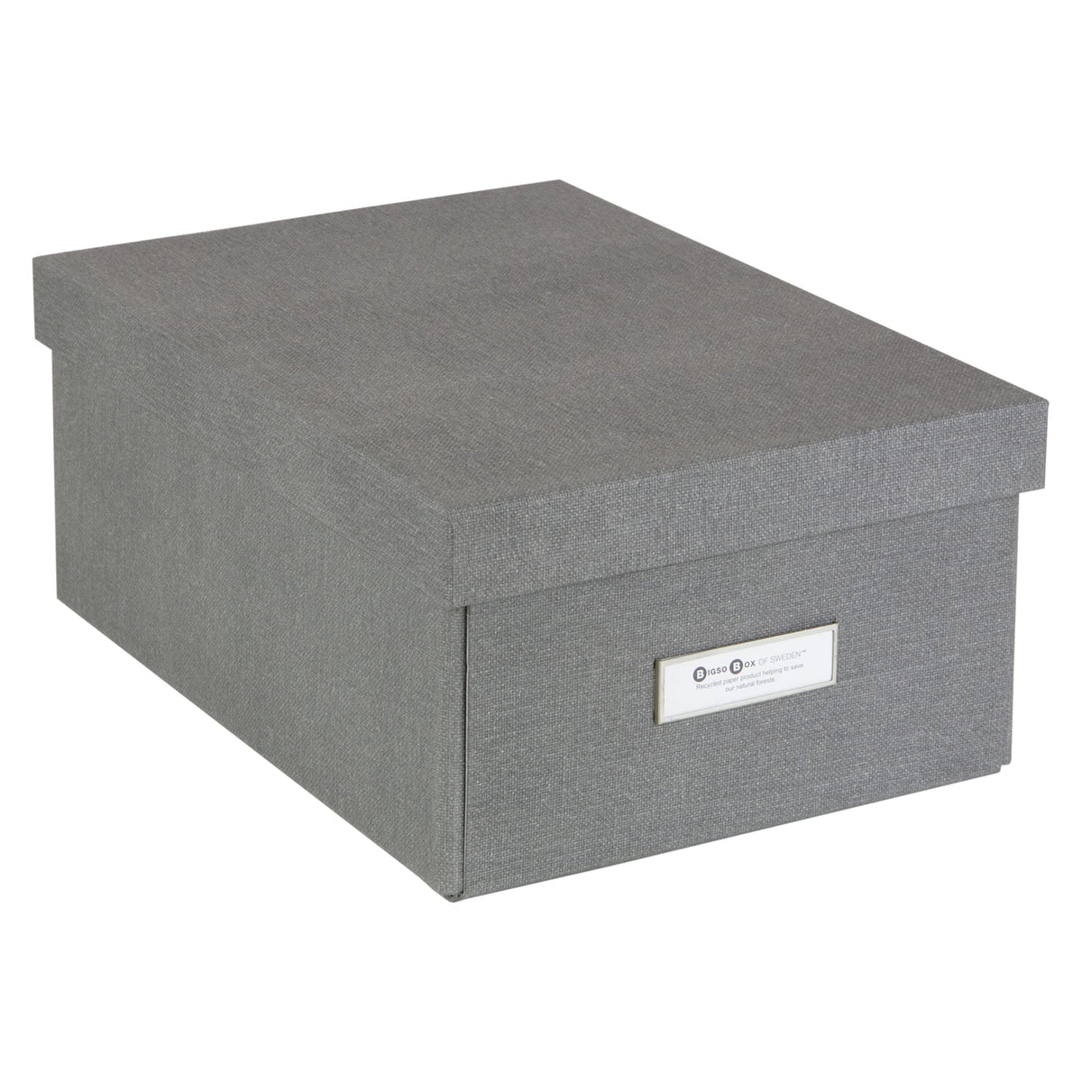 Bigso Karin KD Collapsible Storage Box with Labelframe for Easy Identification - Simple Assembly