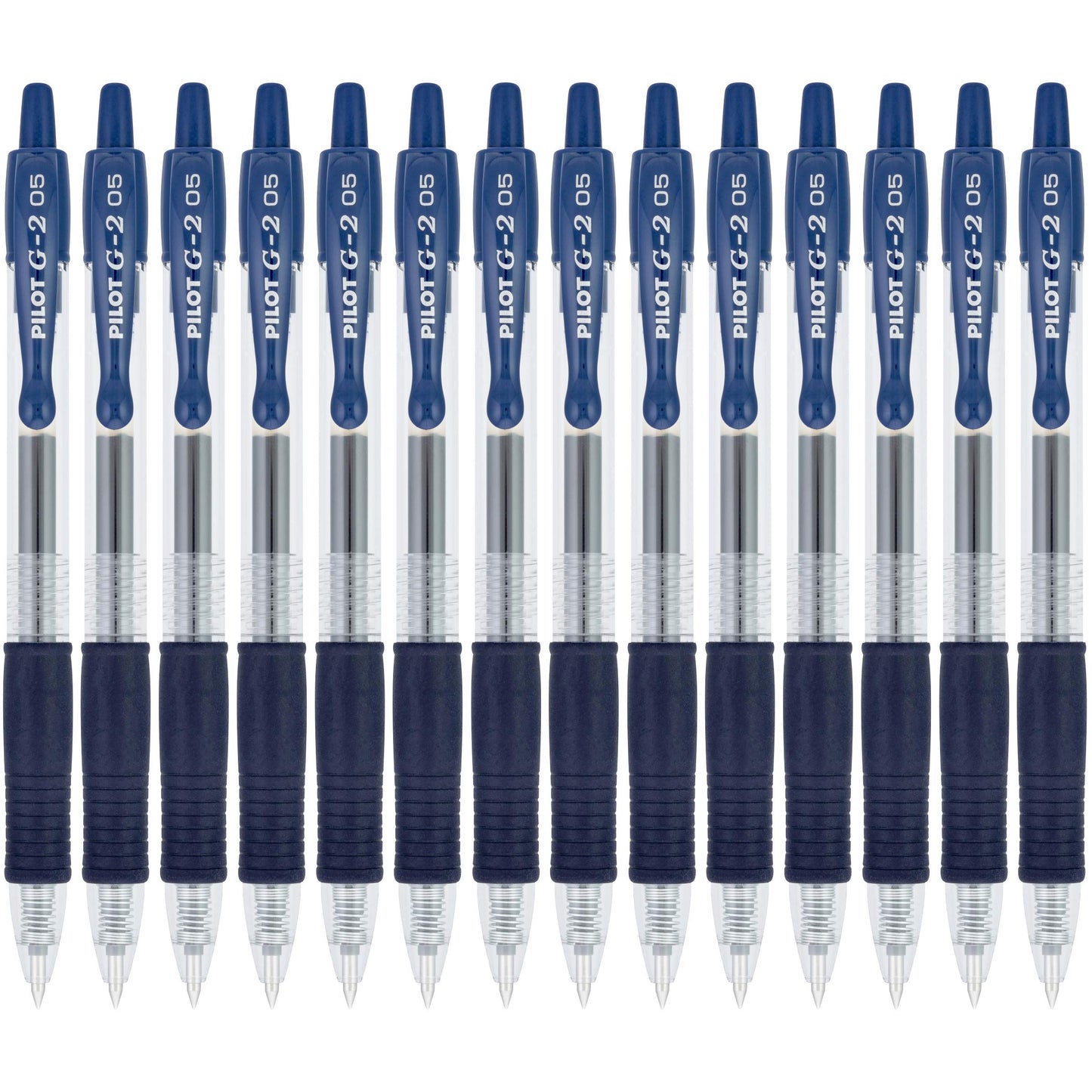 Pilot, G2 Premium Gel Roller Pens, Extra Fine Point 0.5 mm, Pack of 14, Navy