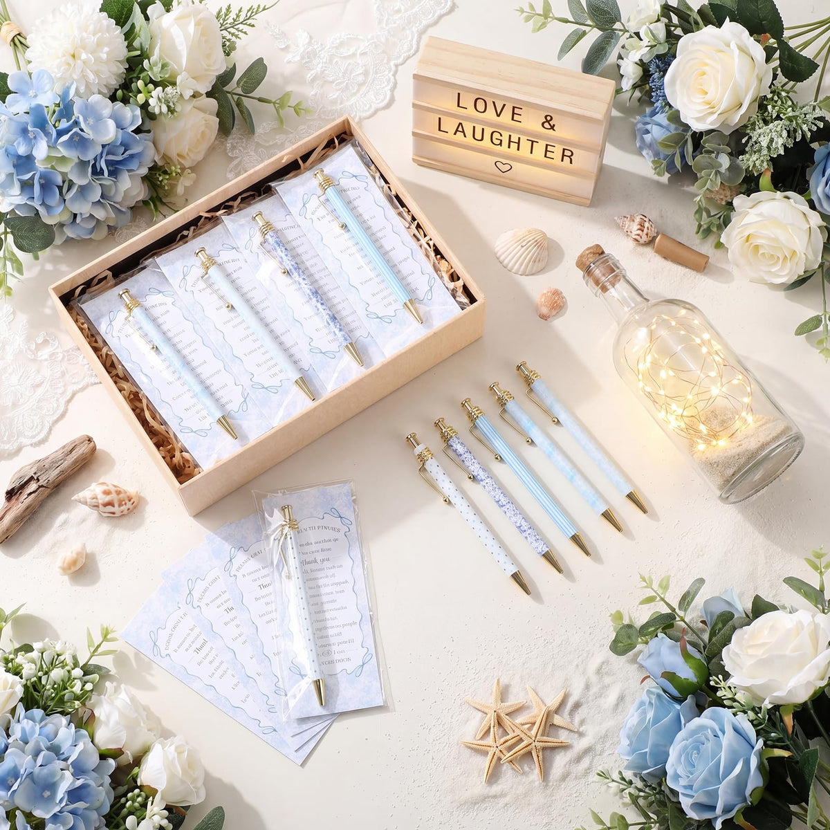 Tenceur 60 Set Bridal Shower Pen Gift for Bridal Shower Favors