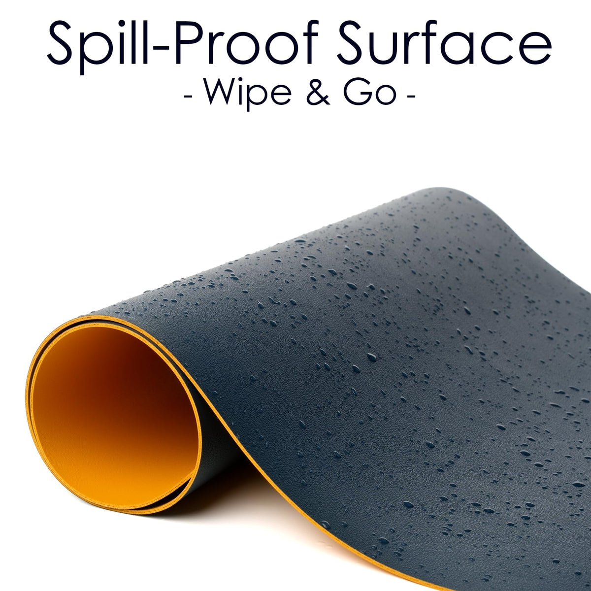 Leather Desk Pad Protector, Waterproof Mouse Pad, PU Desk Mat, Office Desk Cover, Desk Writing Mat