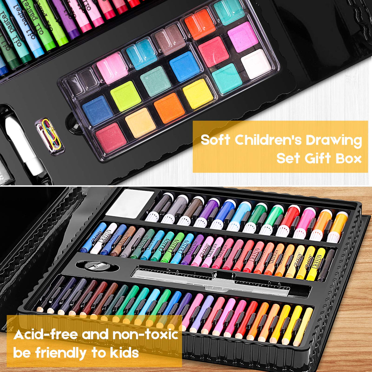 iBayam Art Kit, 251-Pack Art Supplies Drawing Kits, Arts & Crafts Gifts Box