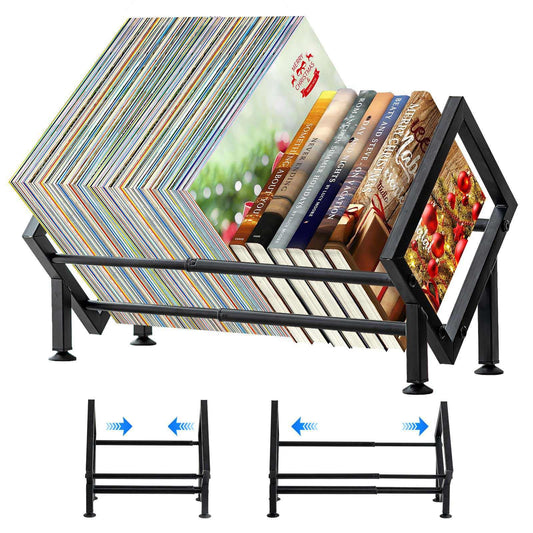 Adjustable Desktop Bookshelf for Desk Book Organizer, Tilting Tabletop Bookshelf in Office