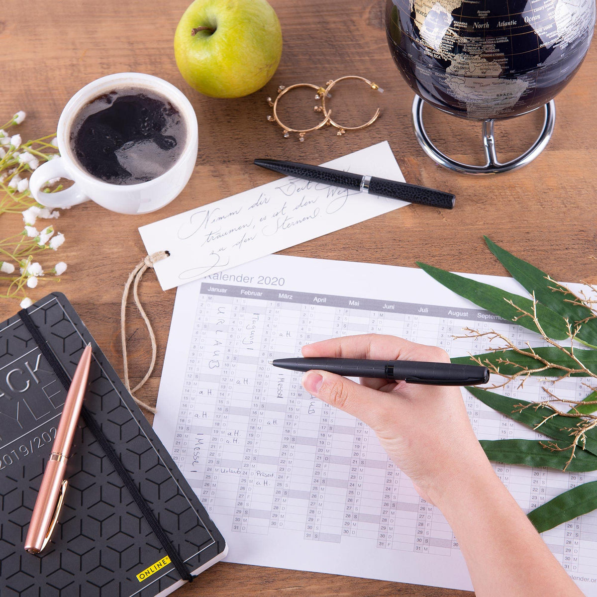 Online Eleganza Ballpen I Black I Replaceable Large Refill I Metal Biro I Ink Colour Black I