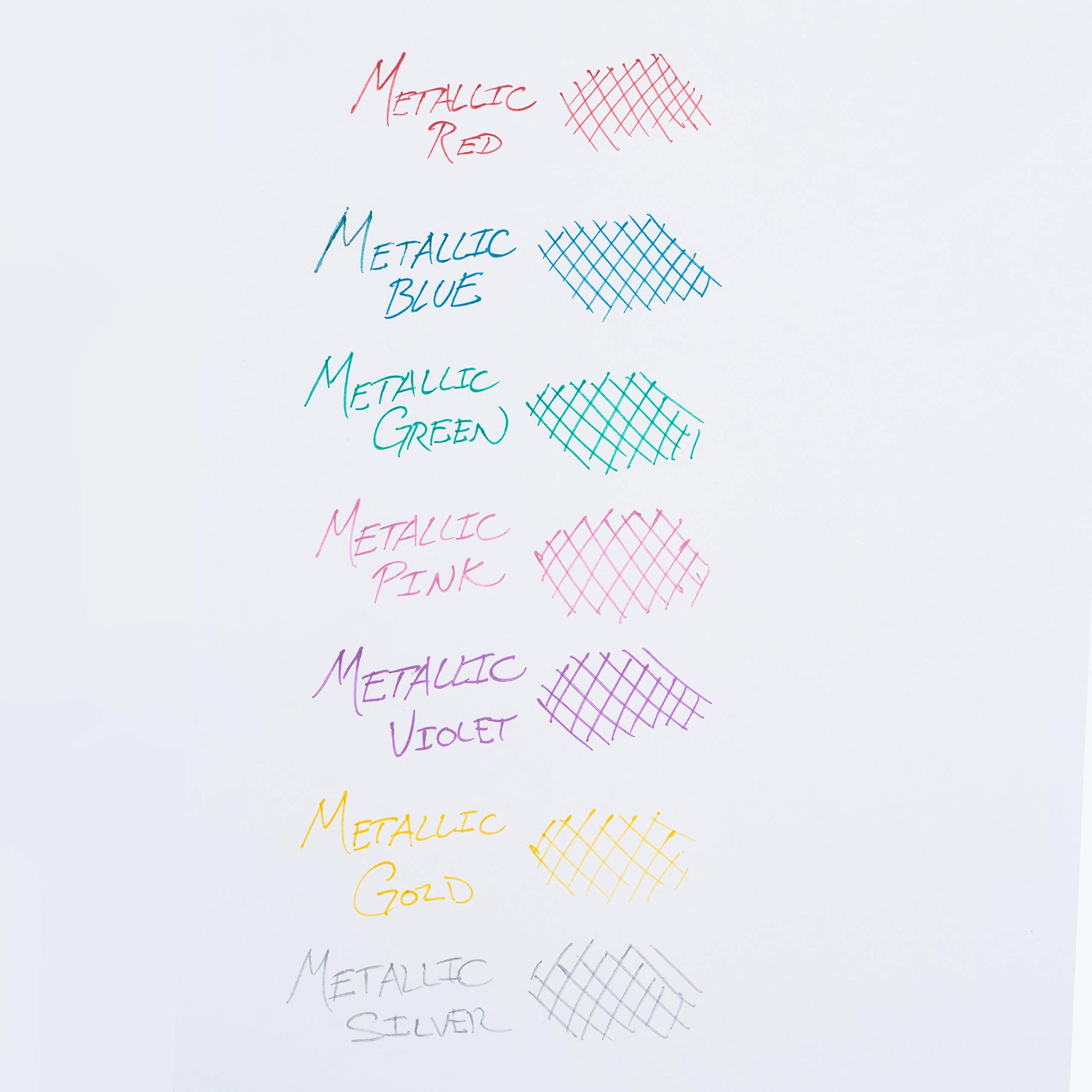 Pentel Sunburst Metallic Gel Pen, 0.8mm Tip Writes 0.4mm Line, Green/Transparent Barrel Green Ink