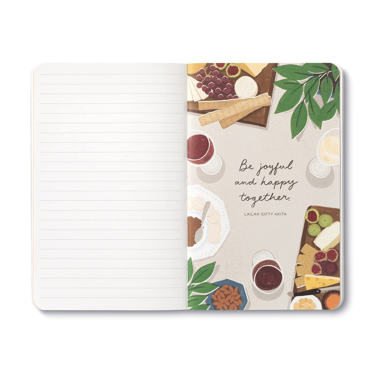 Compendium Softcover Journal - Life is to be enjoyed. – A Write Now Journal with 128 Lined Pages