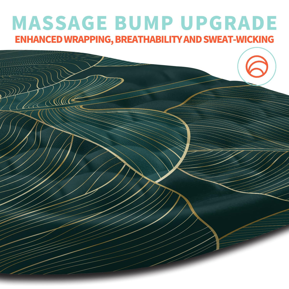 Kuosgm Ergonomic Mouse Pad Wrist Support with Memory Foam Massage Bulge, Carpal Tunnel Pain Relief