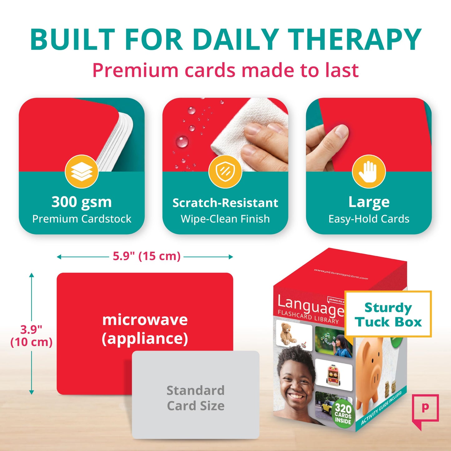 Picture My Picture Language Library Set, 320 Real Photo Cards, 6 Concepts