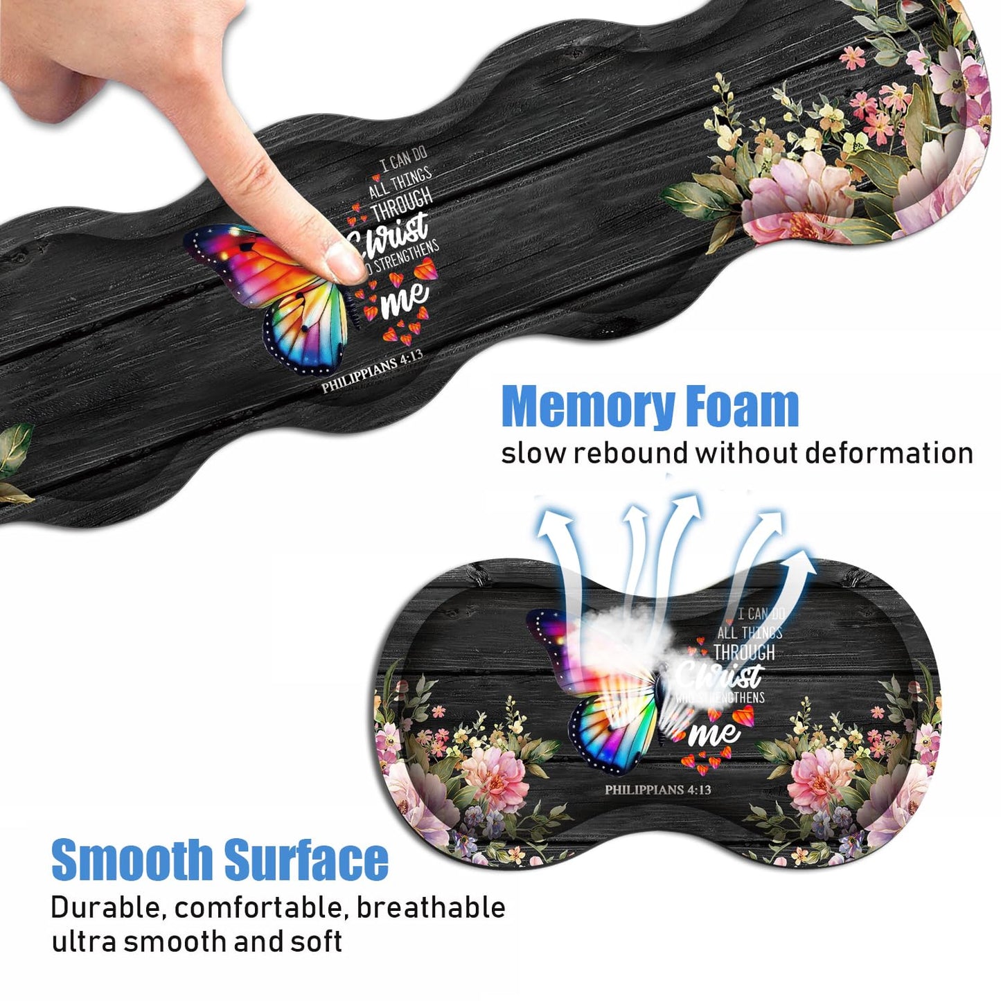 Ergonomic Keyboard Wrist Rest & Mouse Pad Wrist Rest Set, Large XXL Gaming Desk Mat 31.5"x 11.8"