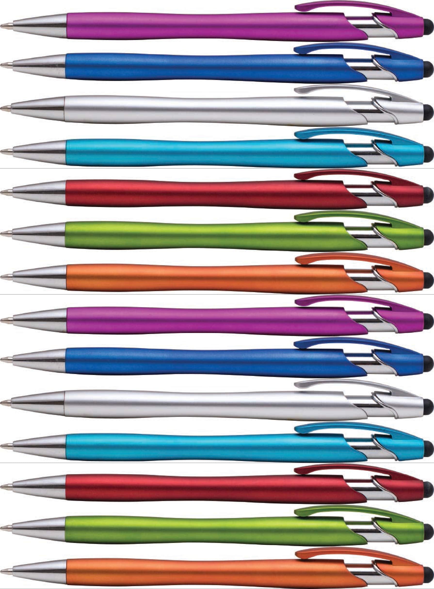 ExpressDesigns™ - The Beemer Ballpoint Pen w/Stylus Tip, Custom Personalized Black writing ink