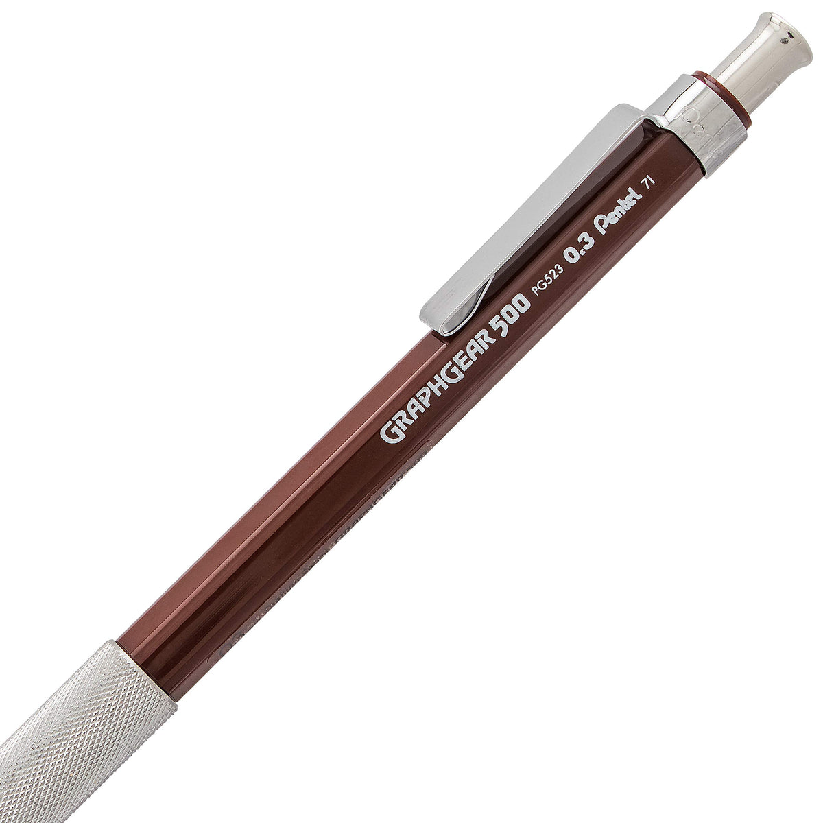 Pentel GraphGear 500 Mechanical Drafting Pencil, (0.5mm), Fine Line, Black Barrel, Pack of 4