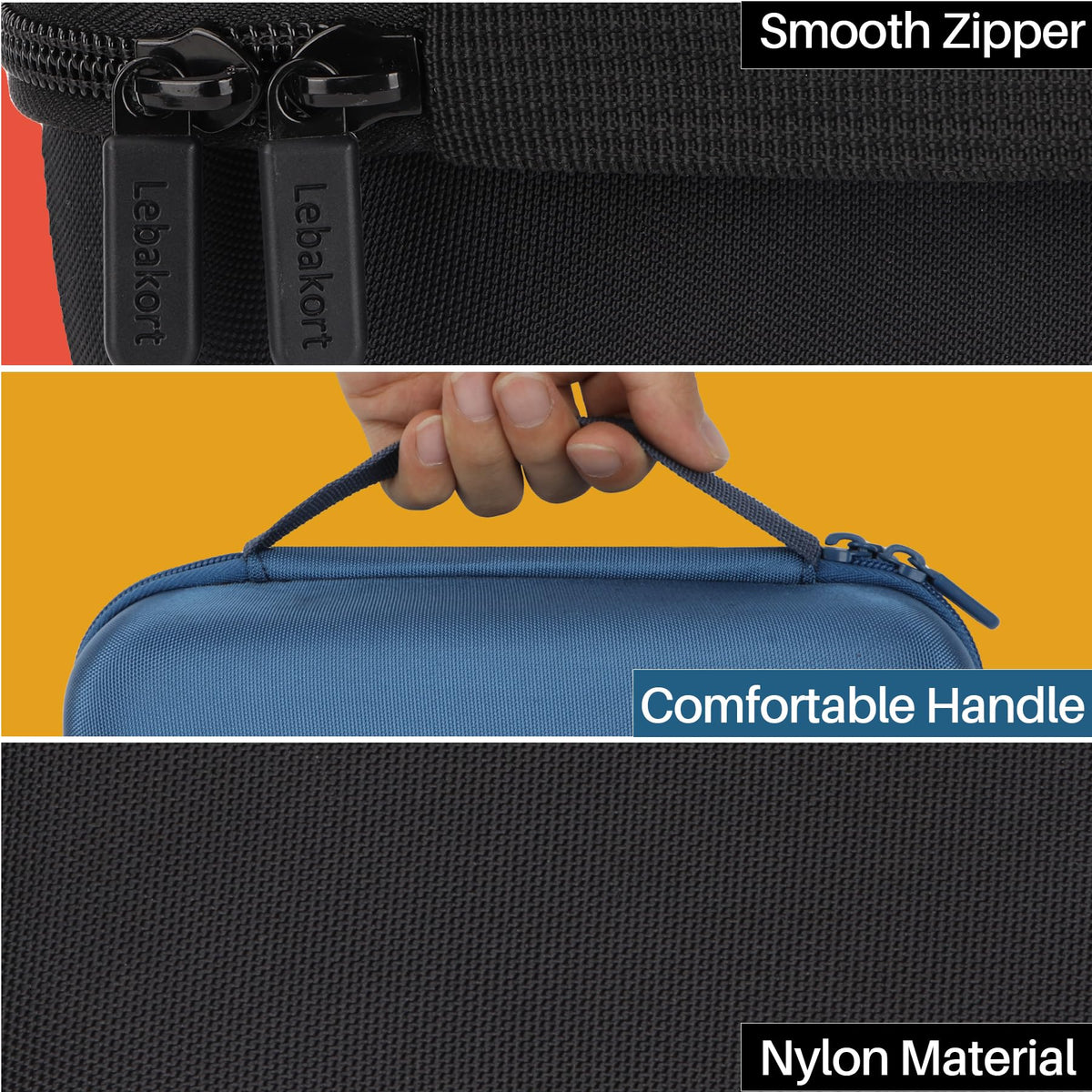 Lebakort Storage Case Compatible with DYMO LetraTag 100H / 100H Plus Handheld Label Maker (Blue
