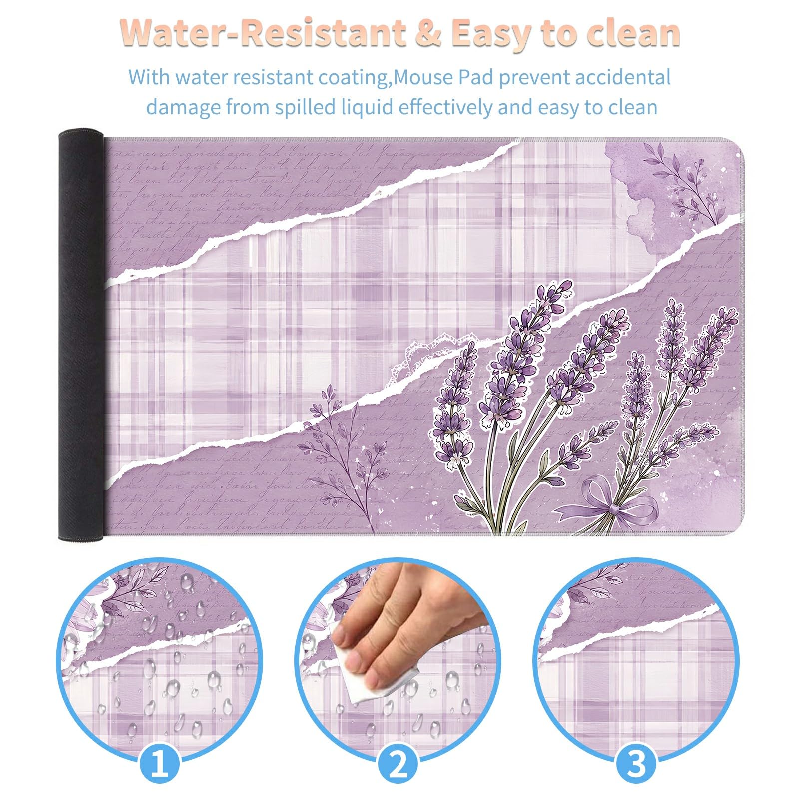 Desk Mat Large Gaming Mouse Pad + Coaster