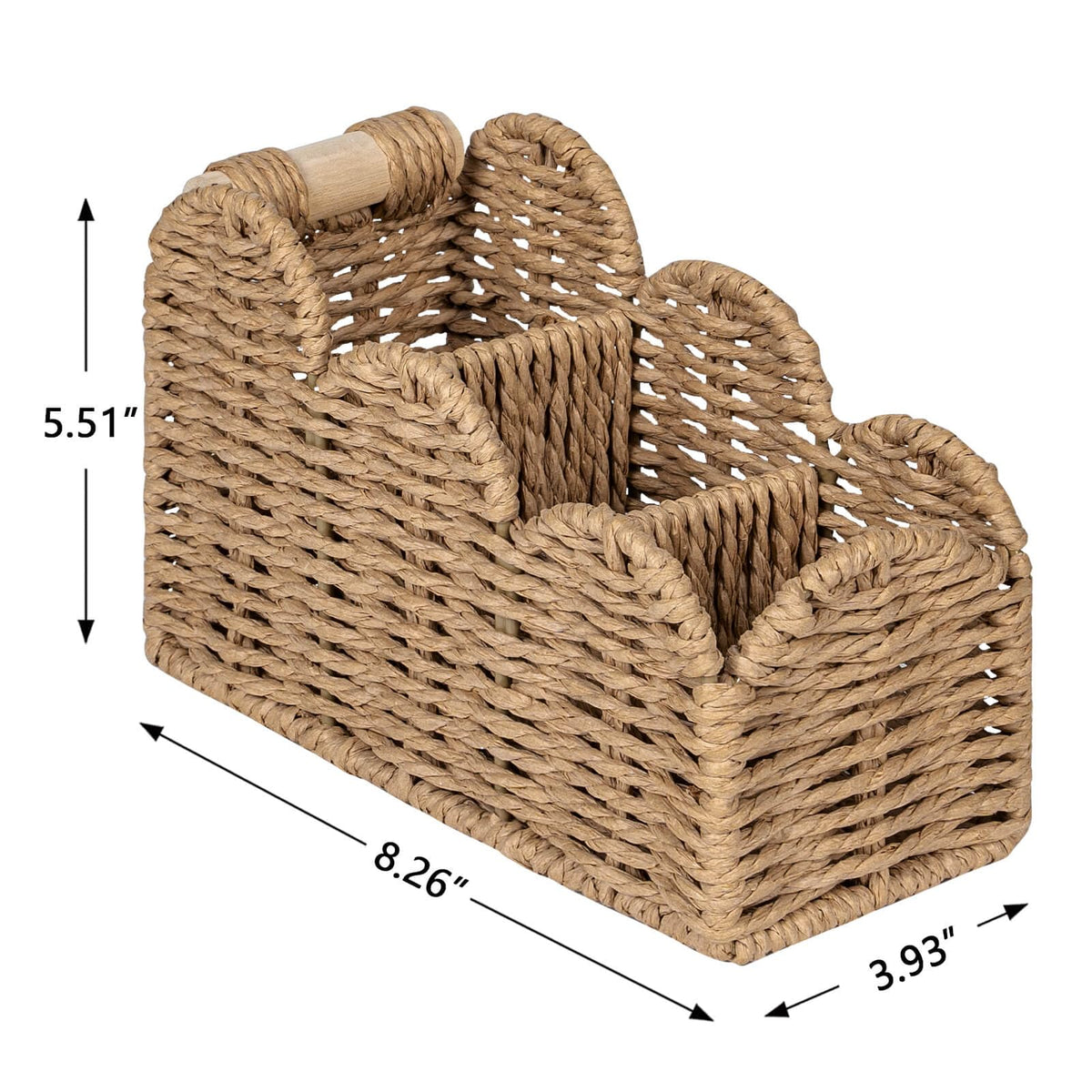 CubesLand Bedside Table Desk Organizer Caddy, Remote Pen&Pencil Holder Cup