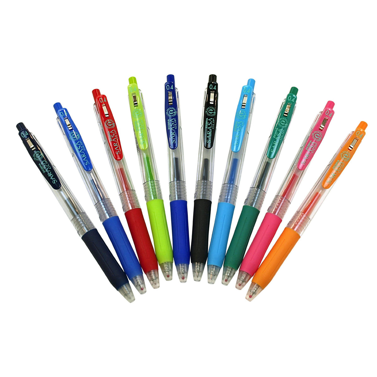 Zebra B-JJS15-BL Sarasa Clip Gel Ballpoint Pen, 0.4, Blue