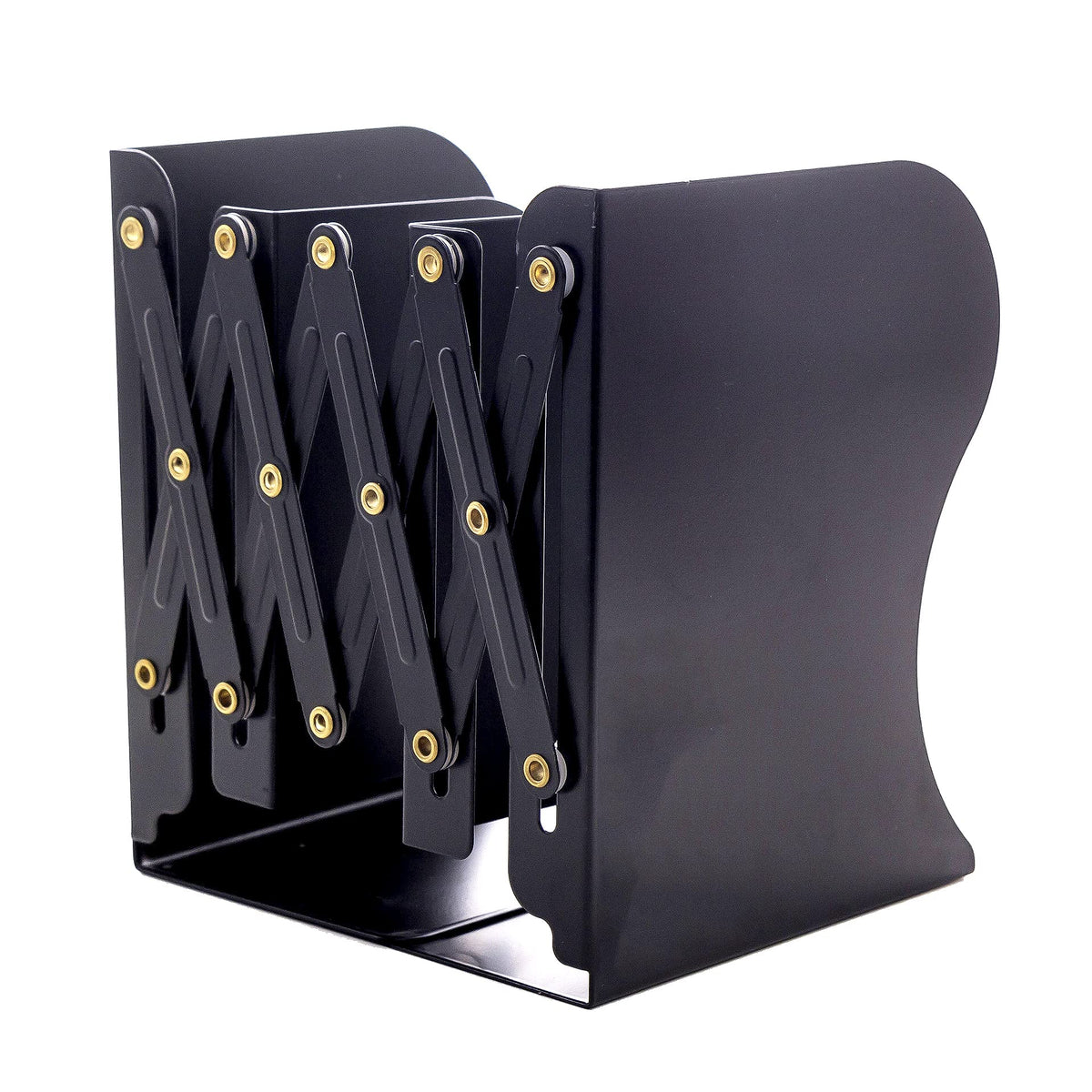 Adjustable Bookends Metal Book Ends for Heavy Book Holder Heavy Duty Bookends Nonskid Bookcase