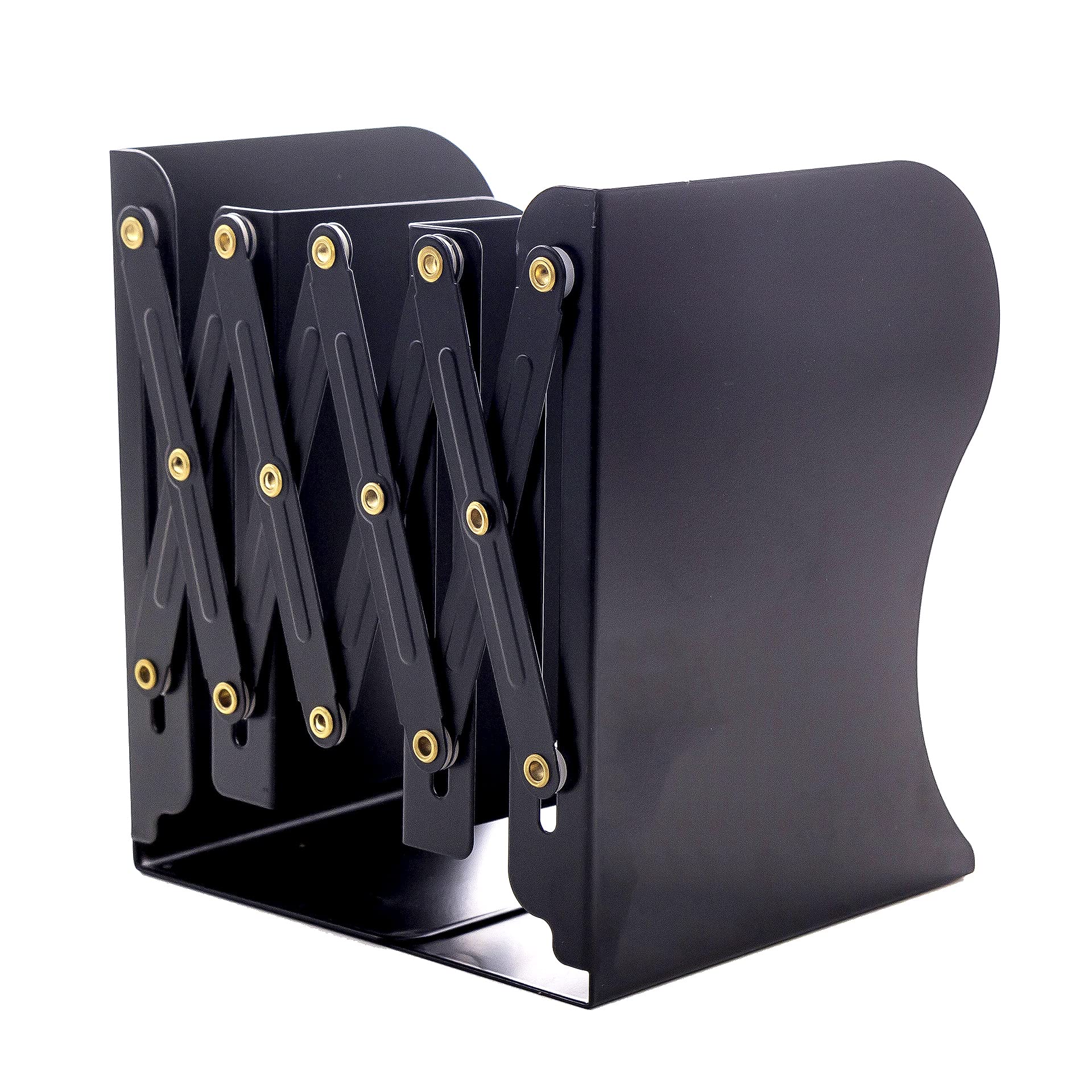 Adjustable Bookends Metal Book Ends for Heavy Book Holder Heavy Duty Bookends Nonskid Bookcase