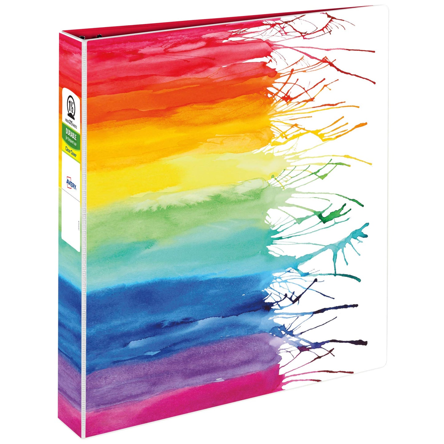 Avery® Designer 3 Ring Binder, 1.5" Rings, 1 Binder, Color Will Vary