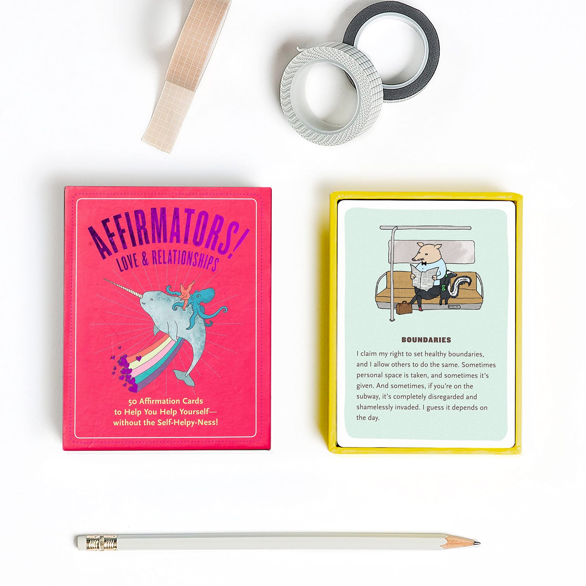Affirmators! Love & Relationships Deck: 50 Affirmation Cards to Help You Help Yourself - Without