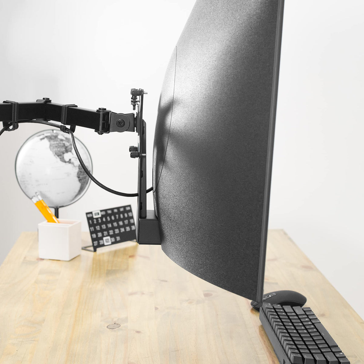 VIVO Quick Attach VESA Adapter Plate Bracket Designed for Samsung T55 Series Monitors, VESA up to