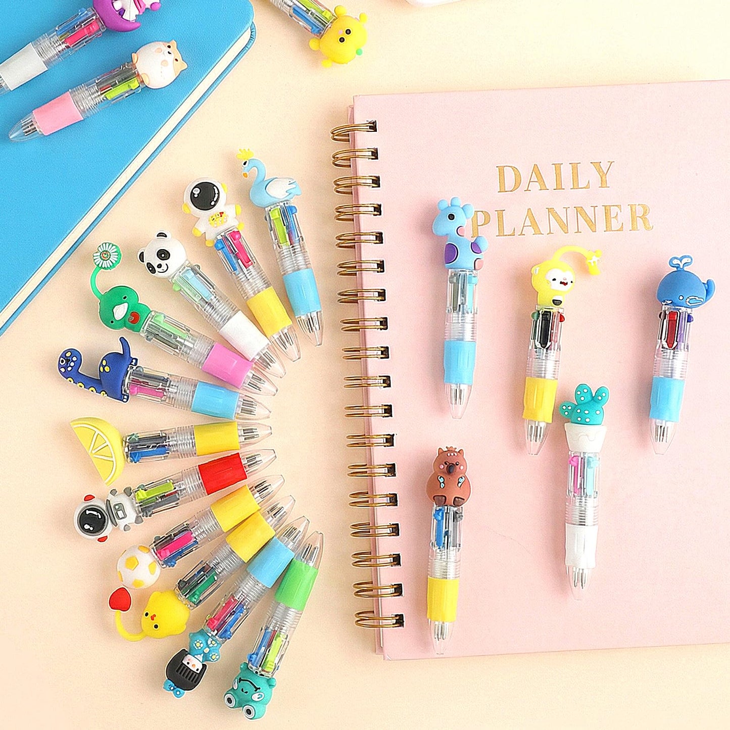 BESARME 64 Pcs Fun Pens for Kids, Prizes for Kids Classroom
