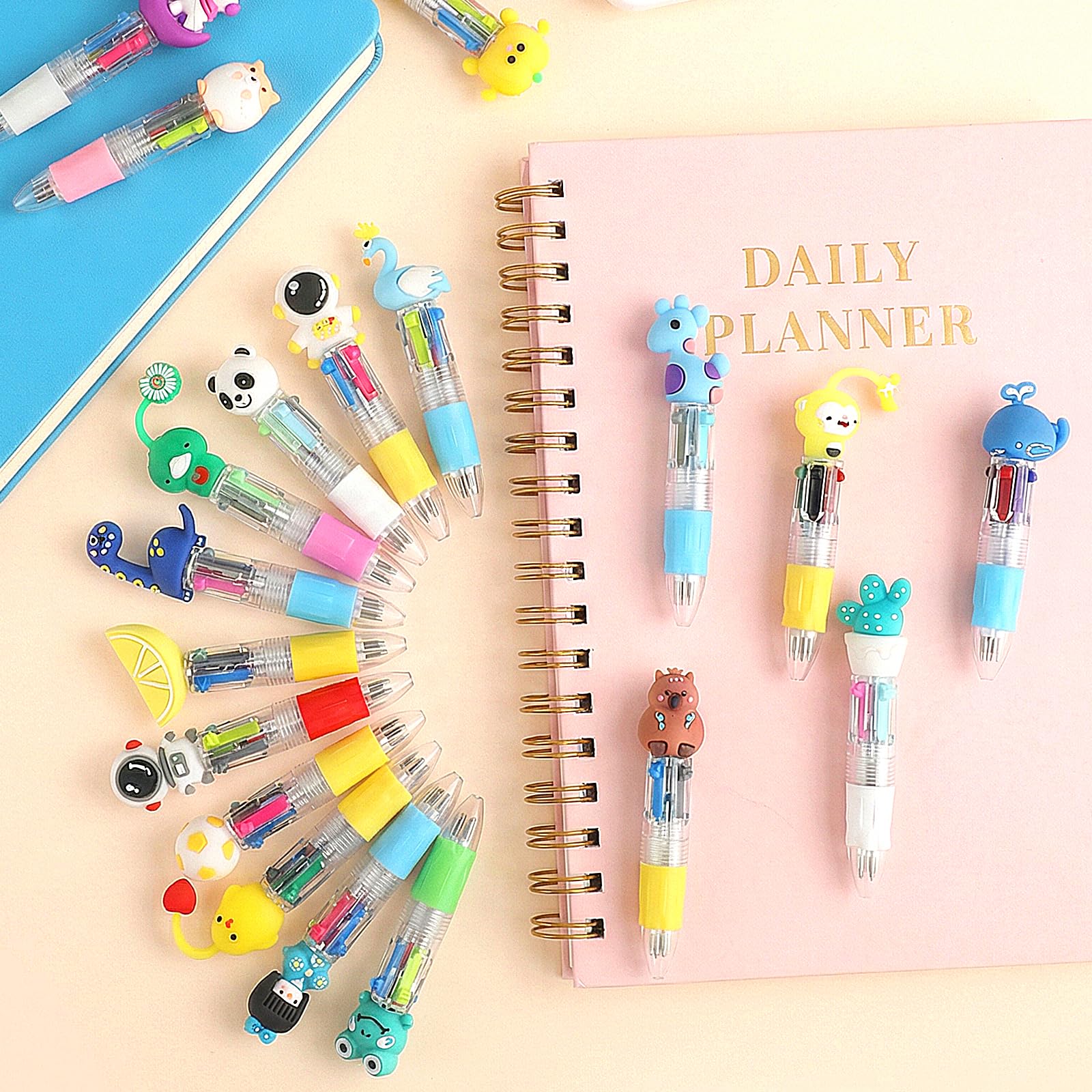 BESARME 64 Pcs Fun Pens for Kids, Prizes for Kids Classroom